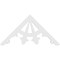 Ekena Millwork Pitch Riley Architectural Grade PVC Gable Pediment, 36"W x 18"H x 1"P (12/12) GPP036X018X100RIL - alternate 5